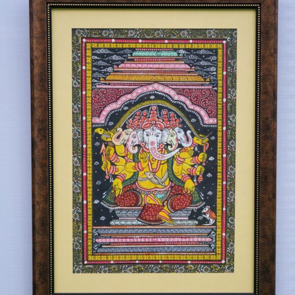 Pattachitra Painting (Framed)-18 x 24 Inch - Image 2