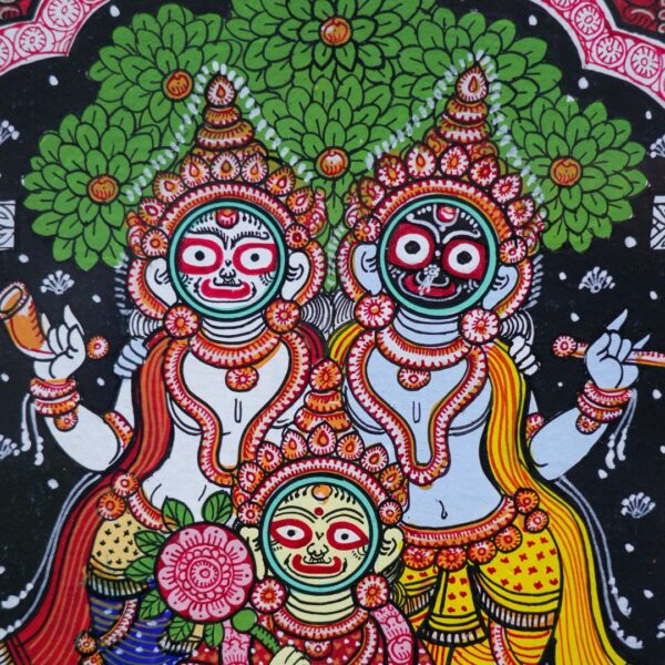 Pattachitra Painting (Framed)-18 x 24 Inch - Image 3