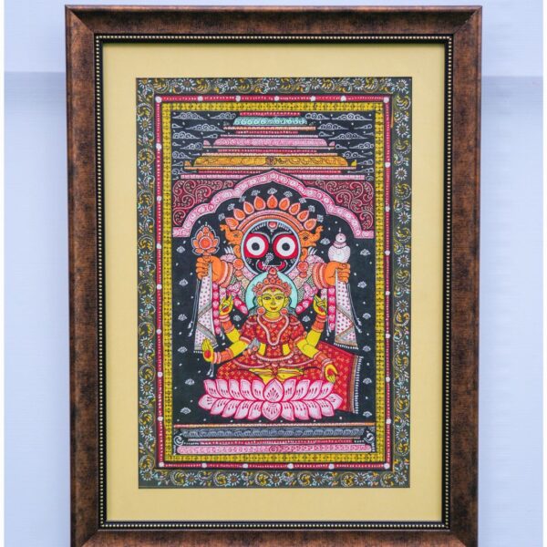Pattachitra Painting (Framed)-18 x 24 Inch