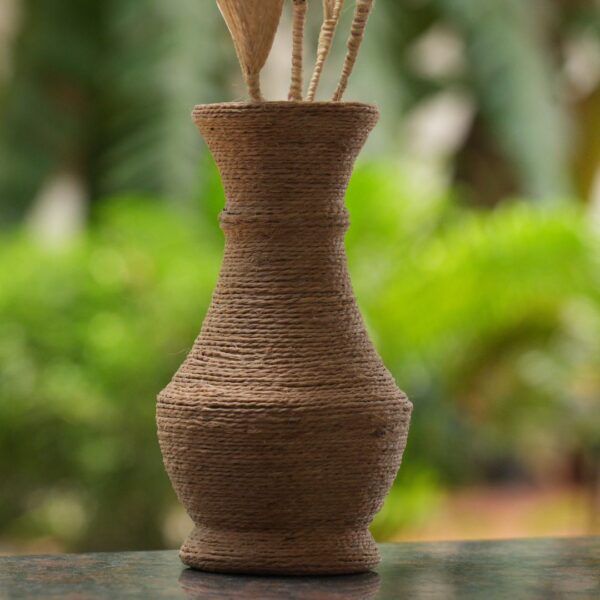 Unique Jute Flower Vase - Image 2