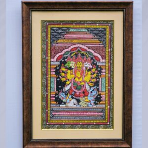 Pattachitra Painting (Framed)-18 x 24 Inch