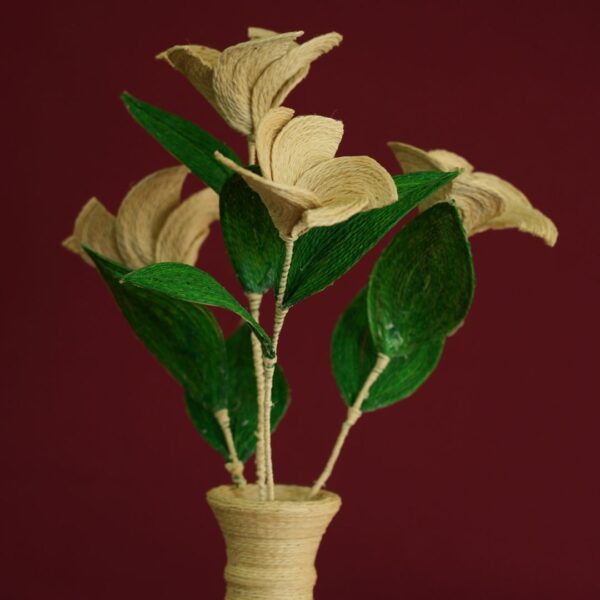 Unique Jute Flower Vase - Image 3