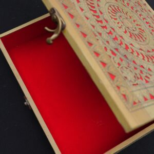 Palm Leaf Box - 8x8 Inch