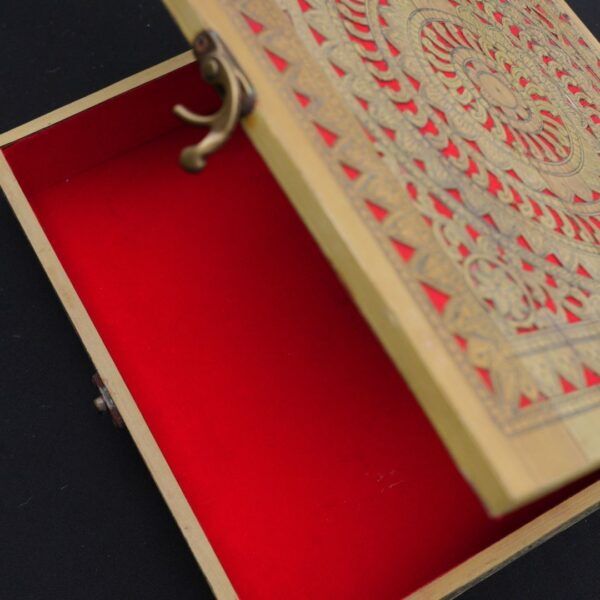 Palm Leaf Box - 8x8 Inch