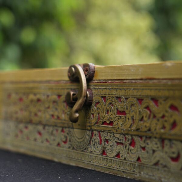 Palm Leaf Box - 8x8 Inch - Image 3