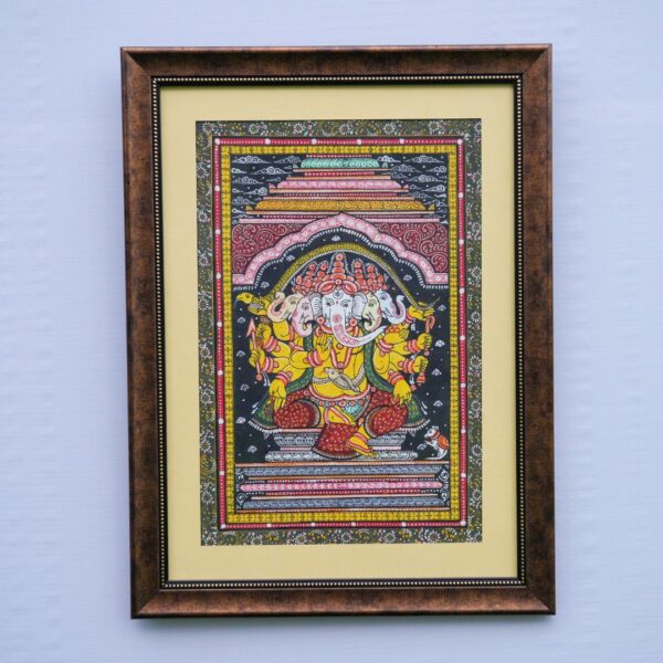 Pattachitra Painting (Framed)-18 x 24 Inch