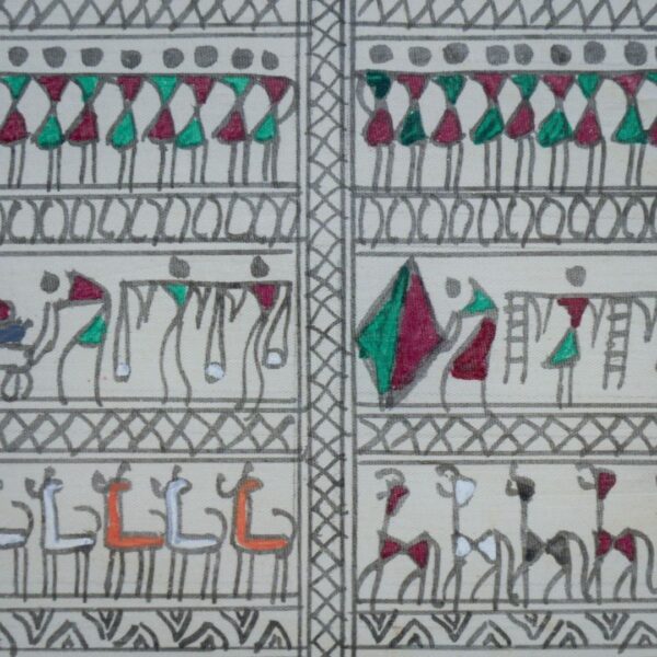 Pattachitra Painting (Framed)-18 x 24 Inch - Image 3