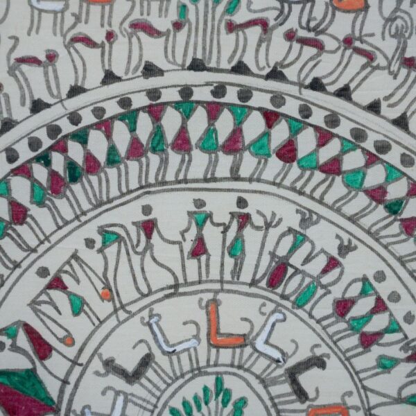 Pattachitra Painting (Framed)-18 x 24 Inch - Image 4